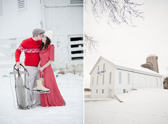 A winter wedding