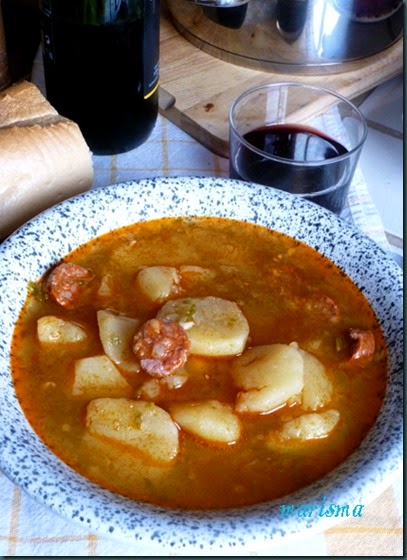 patatas riojana,racion copia