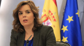 Soraya Sáenz de Santamaría, vicepresidenta del Gobierno