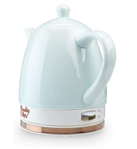 Pinky Up Ceramic Electric Tea Kettle