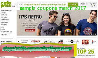 Free Printable CafePress Coupons