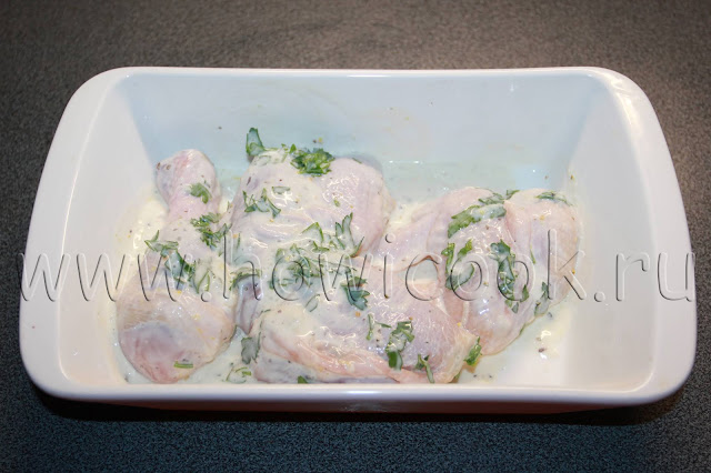рецепт курицы в маринаде с пошаговыми фото