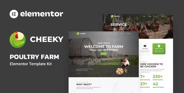 Best Poultry Farm Elementor Template Kit