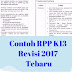 Contoh RPP K13 Revisi 2017 Terbaru
