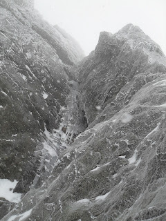 Pillar Chimney, Clogwyn Ddu