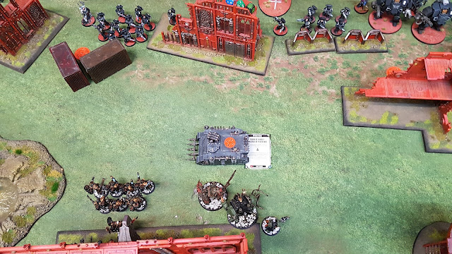 Chaos Space Marines vs Iron Hands - 1500pts - Vital Intelligence - a tournament report from Weekend at Burnie's 2 - an invitational event for Moarhammer patrons.