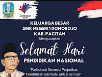 Ucapan Hari Pendidikan Nasional 2025 SMKN 1 Donorojo Pacitan