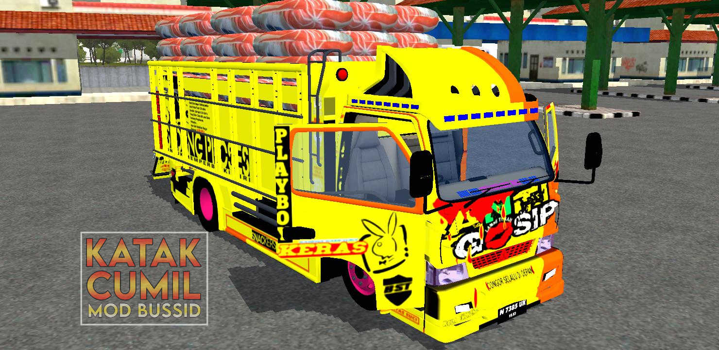 Download Mod Bussid Truck Canter Anti Gosip Muatan Beras  Katak Cumil