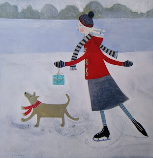 http://folksy.com/items/4683262-Skating-Delight-Fine-Art-Greeting-Card