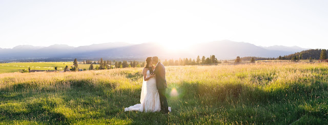 Bride, Montana, Mountains, Sunset