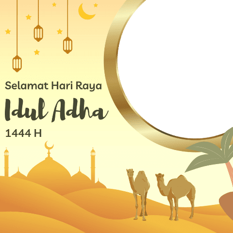 Twibbon Ucapan Selamat Hari Raya Idul Adha 1444 H