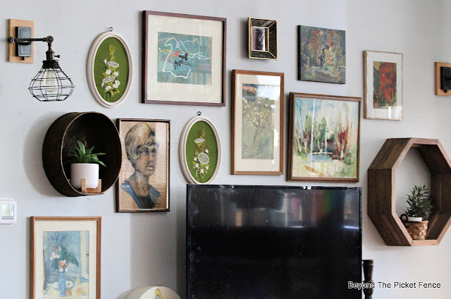 How to Curate an Art Wall from the Thrift Store