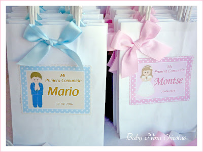 Bolsas personalizadas comunion