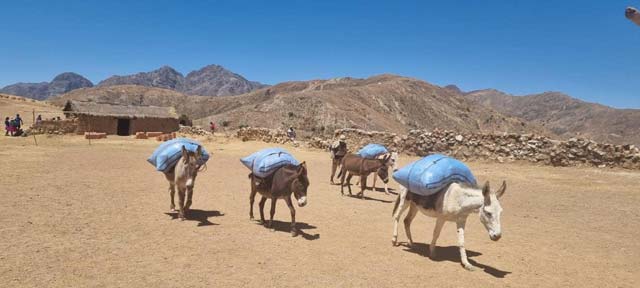 Manchmal eine weitere stundenlange Wanderung notwendig