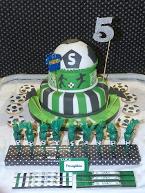 tarta cumpleaños futbol