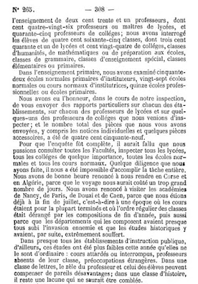 Bulletin administratif de l’Instruction publique, année 1871 (collection musée)