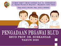 Rekrutmen Tenaga Perawat Non PNS BLUD RSUD Prof. dr. SOEKANDAR KABUPATEN MOJOKERTO Bulan April 2020