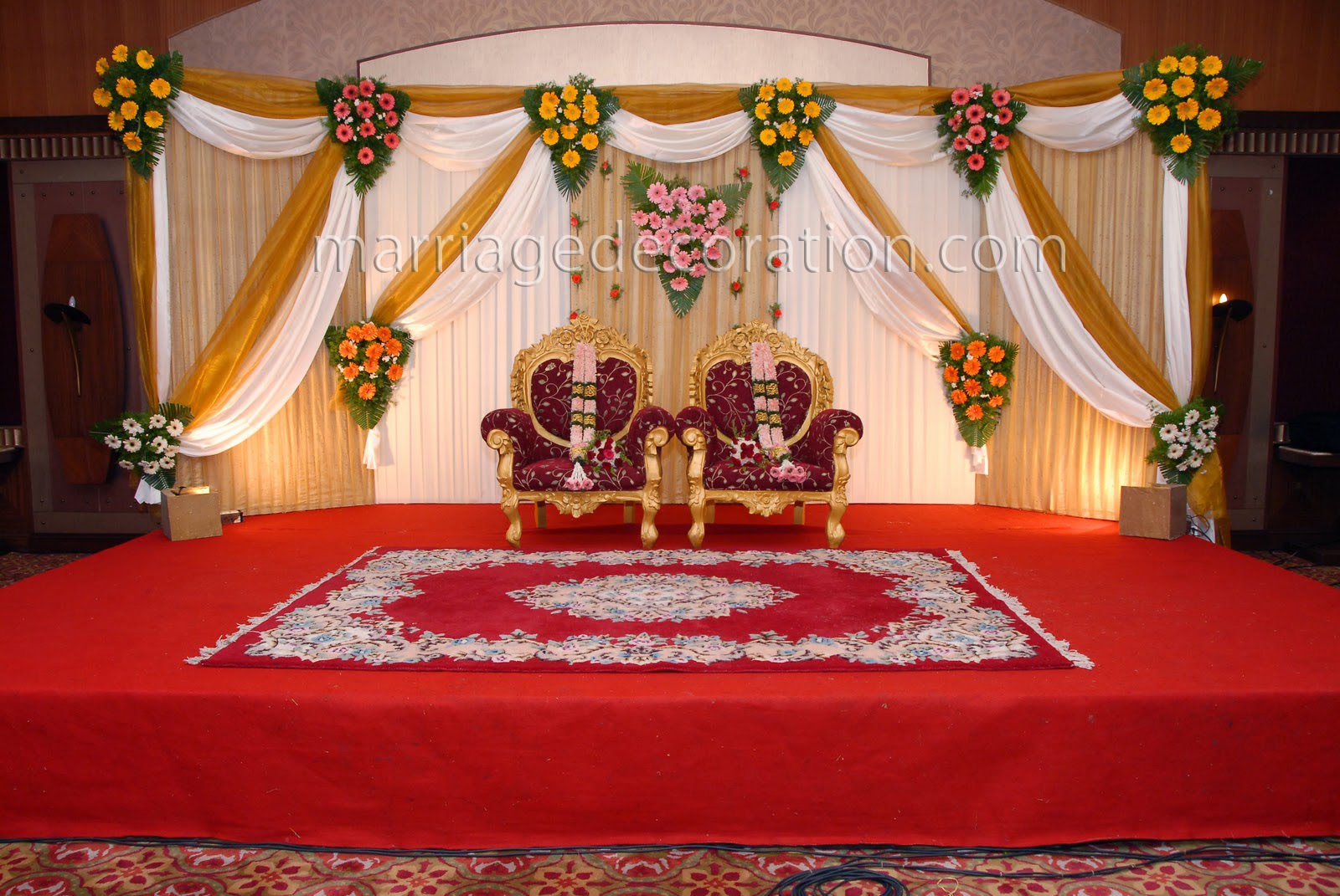 christian wedding decorations stage image