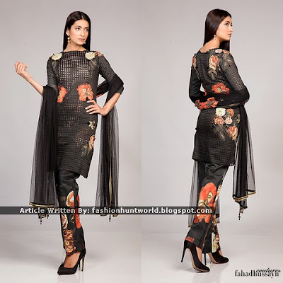 Fahad Hussayn's Eid Collection 2015 | Digitally Printed Lawn Dresses For Eid Ul Fitr