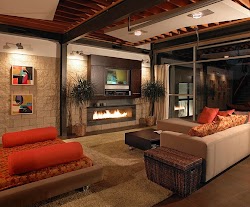 Fascinating Contemporary Home Living Room Interior Design