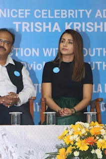 Actress Trisha At UNICEF End Violence Youth Talks Photos