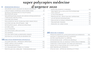 super polycopies médecine d'urgence 2020