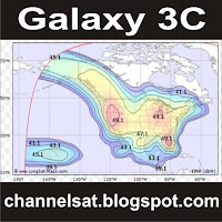 Footprint Map Galaxy 3C at 95.0°W