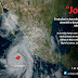 John evolucionó a huracán categoría 2 y absorbió a Ileana por el efecto binario Fujiwhara 