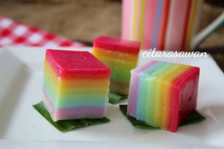 Kuih Lapis Pelangi ~ Blog Kakwan