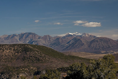 The Elk Mountains in the distance