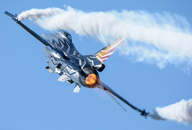 F-16 BELGIAN AIR FORCE DEMO TEAM AIRSHOW SCHEDULE 2016