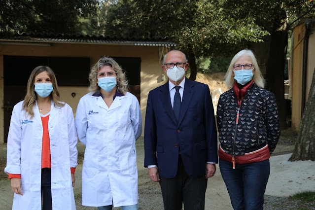 “Cabalgando la Vida” de izquierda a derecha: Anna Saló, Anna Llort, Emilio Zegrí y Teresa Xipell.