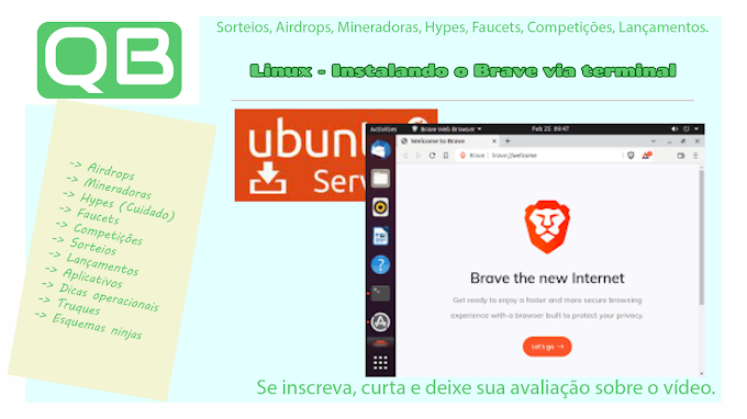 Linux - Instalando o Brave via terminal