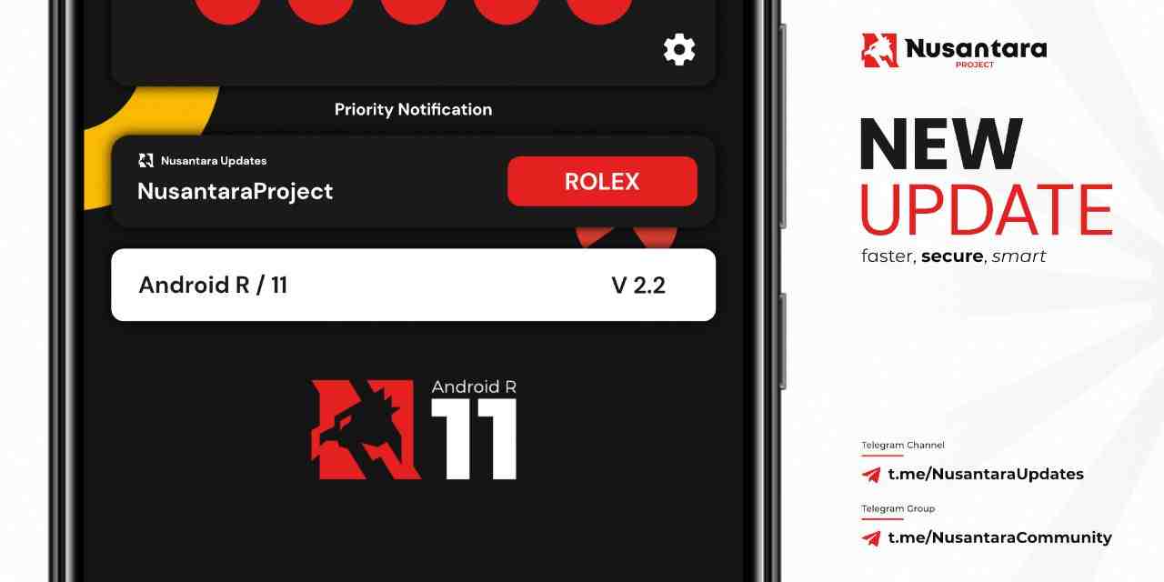 Rom Nusantara Project Android 11 for Redmi 4A | Rolex