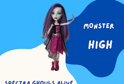 Chegou no MercadoLivre Boneca Usada Monster High Spectra Ghouls Alive C/def