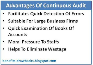 advantages continuous audit