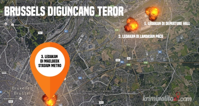 10 Fakta tentang Ledakan Bom Brussels