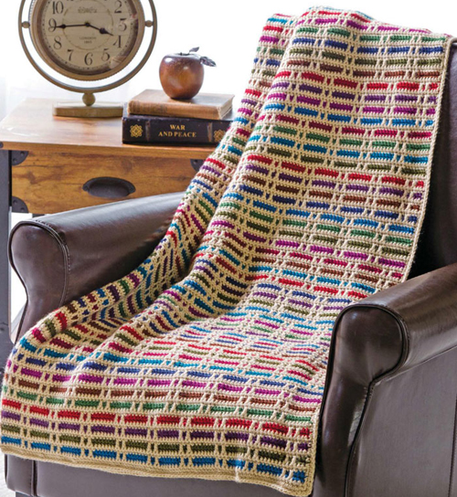 Stripes Throw - Free Pattern