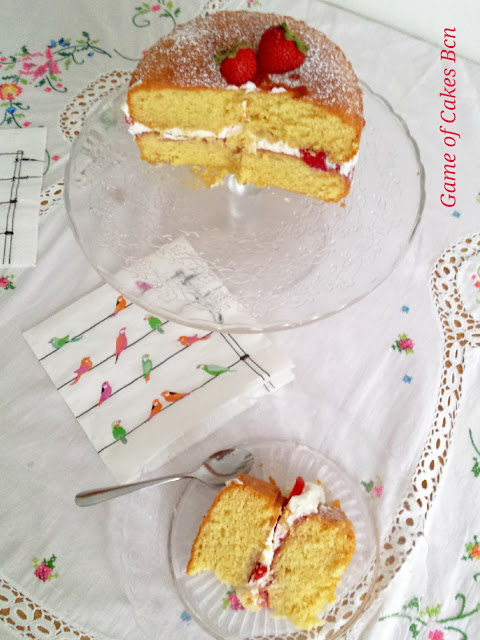 Victoria Sponge Cake, Pastel Victoria