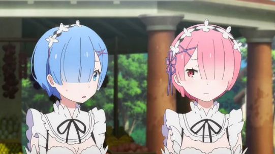 Rem dan Ram Re:Zero kara Hajimeru Isekai Seikatsu