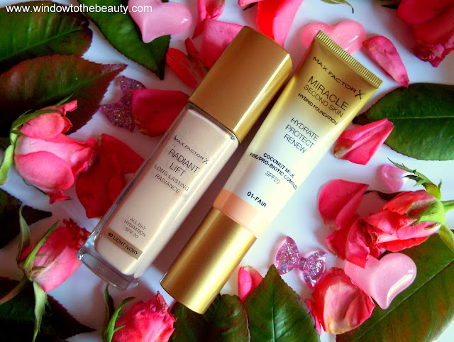 Max Factor Podkład Radiant Lift  vs Max Factor Miracle Touch Second Skin