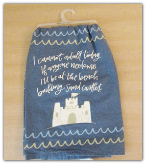 Beach Dish Towel by Primitives by Kathy