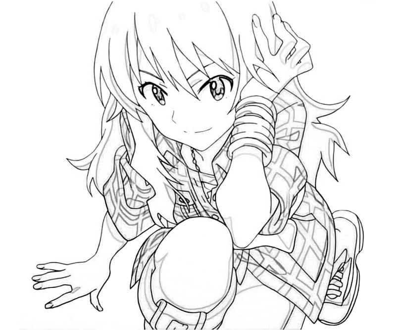 idolmaster-hoshii-look-coloring-pages