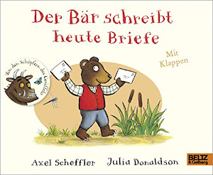 Der Bär schreibt heute Briefe: Pappbilderbuch mit Klappen