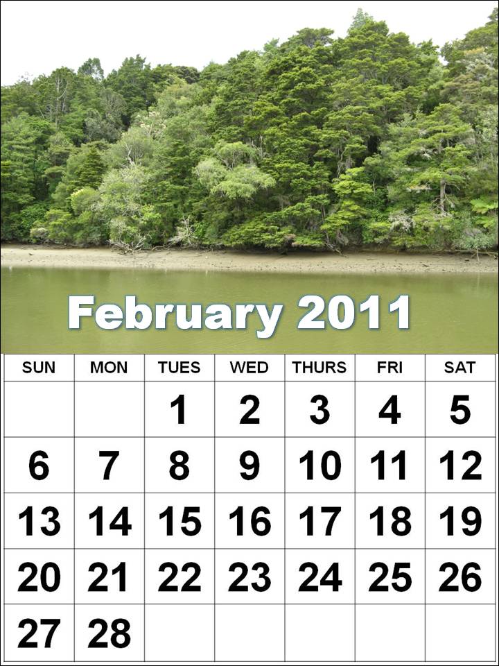 2011 calendar printable february. printable february calendar