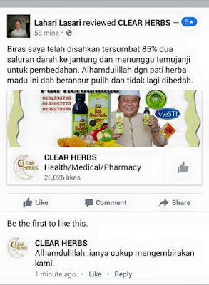 Testimoni Pati HerbaMadu