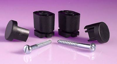 The MTF101 Microlux Black Track Fixing Kit for the Powerlite Track System