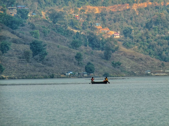 View from boating in Pokhara