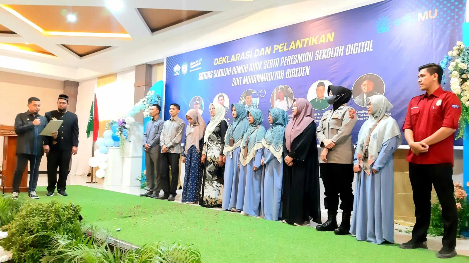 Pendeklarasian Sekolah Ramah Anak SDIT Muhammadiyah Bireuen, Sabtu (24/09/2022).