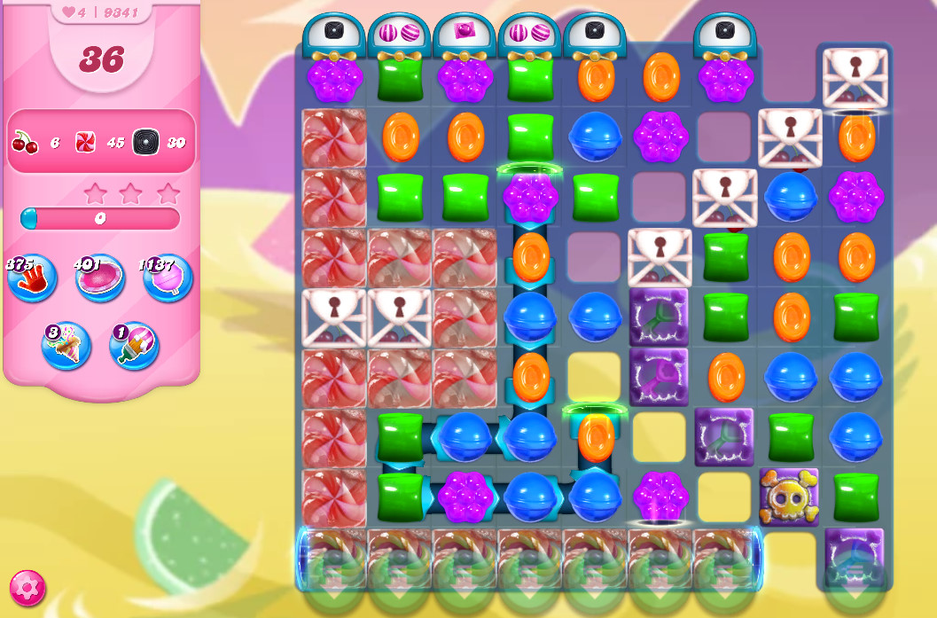 Candy Crush Saga level 9341